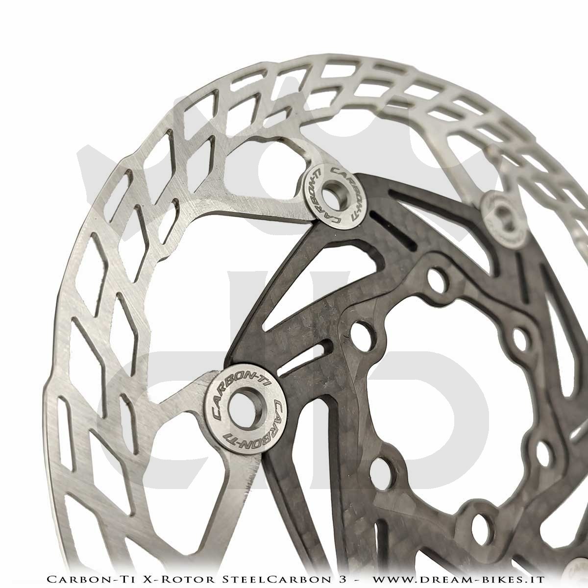 Carbon-Ti X-Rotor SteelCarbon 3 Disco Freno