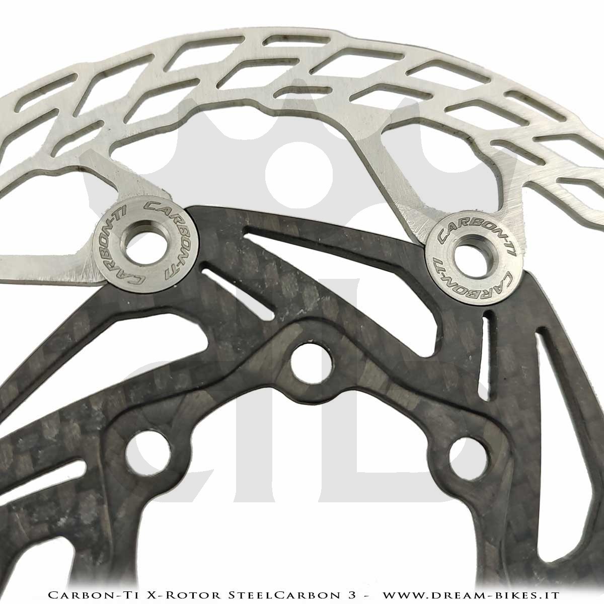 Carbon-Ti X-Rotor SteelCarbon 3 Disco Freno