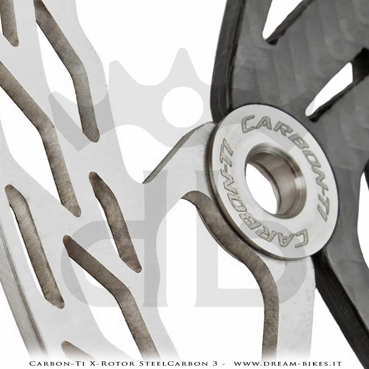 Carbon-Ti X-Rotor SteelCarbon 3 Disco Freno