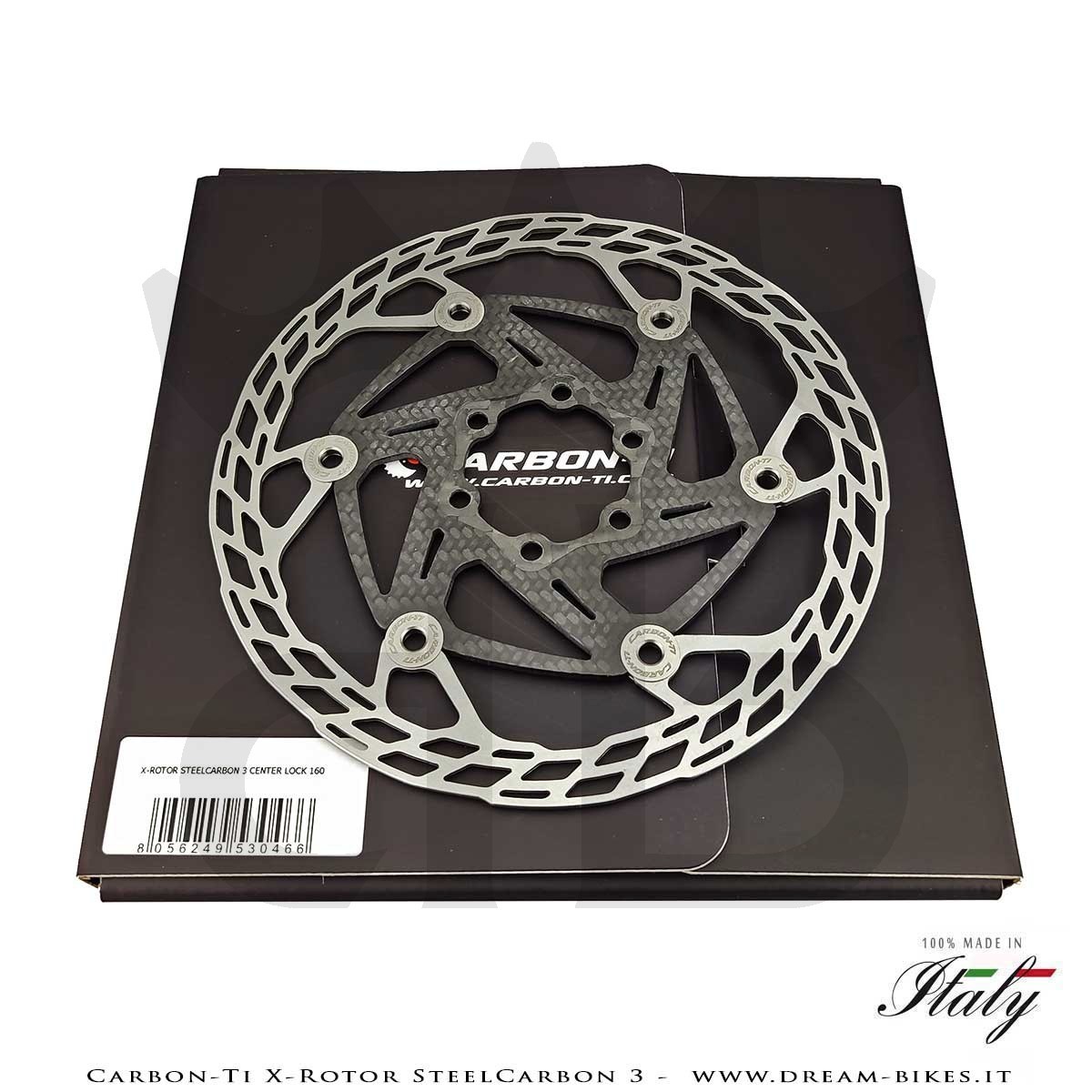 Carbon-Ti X-Rotor SteelCarbon 3 Disco Freno