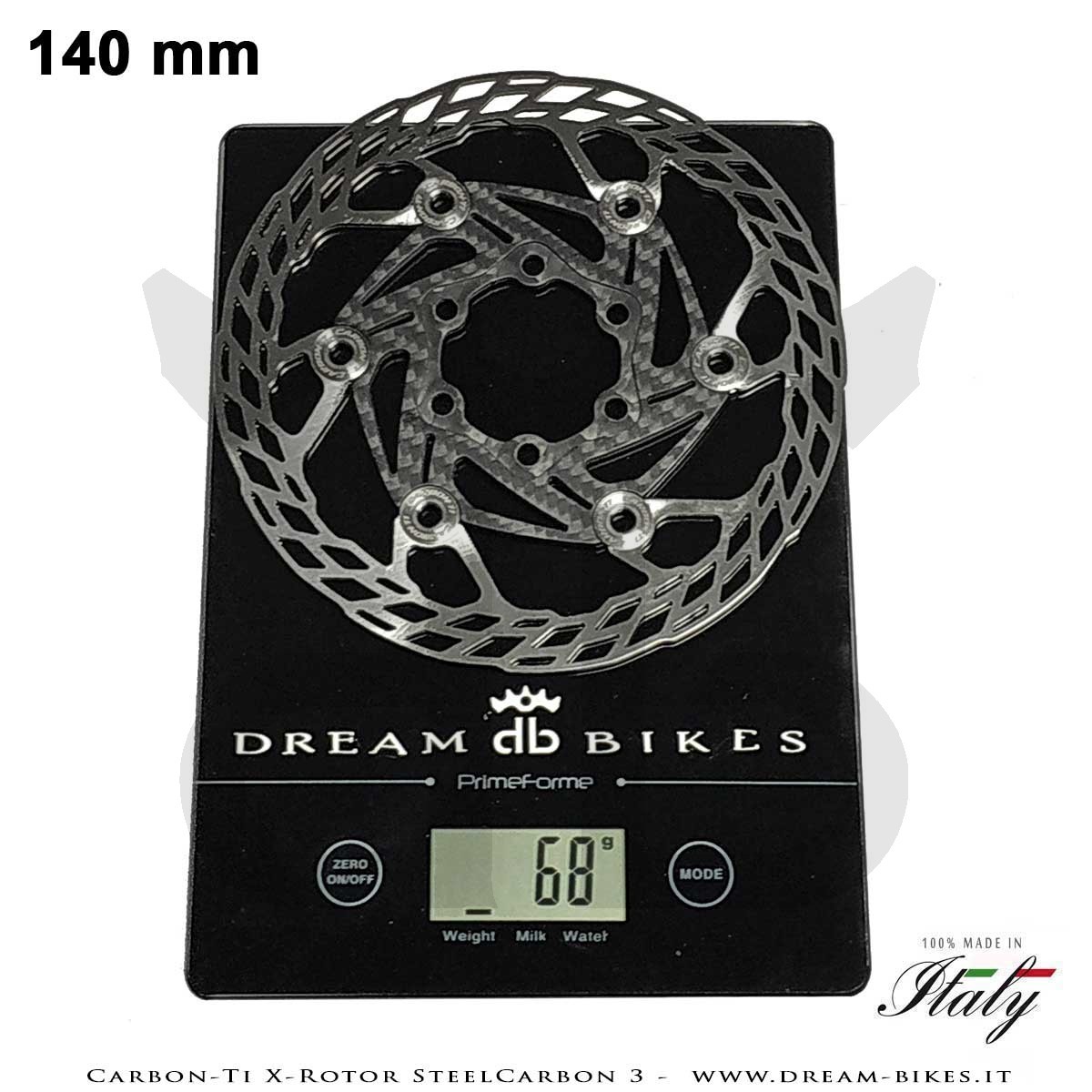 Carbon-Ti X-Rotor SteelCarbon 3 Disco Freno