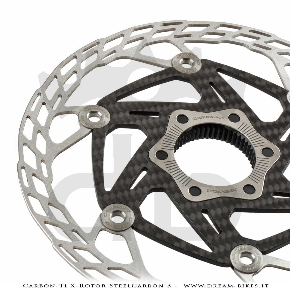 Carbon-Ti X-Rotor SteelCarbon 3 Center Lock Disc Brake Rotor