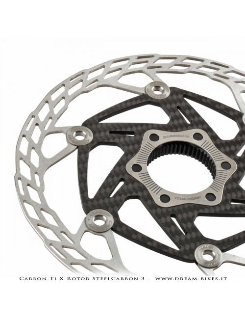 Carbon-Ti X-Rotor SteelCarbon 3 Center Lock Disc Brake Rotor