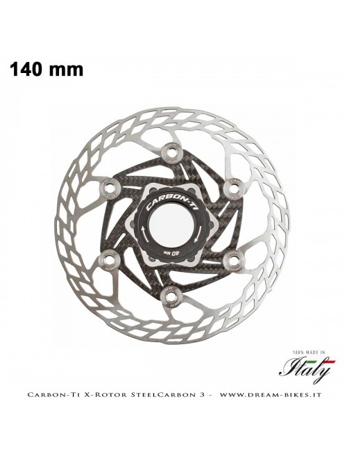 Carbon-Ti X-Rotor SteelCarbon 3 Center Lock Disc Brake Rotor