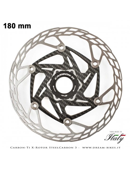 Carbon-Ti X-Rotor SteelCarbon 3 Center Lock Disco Freno