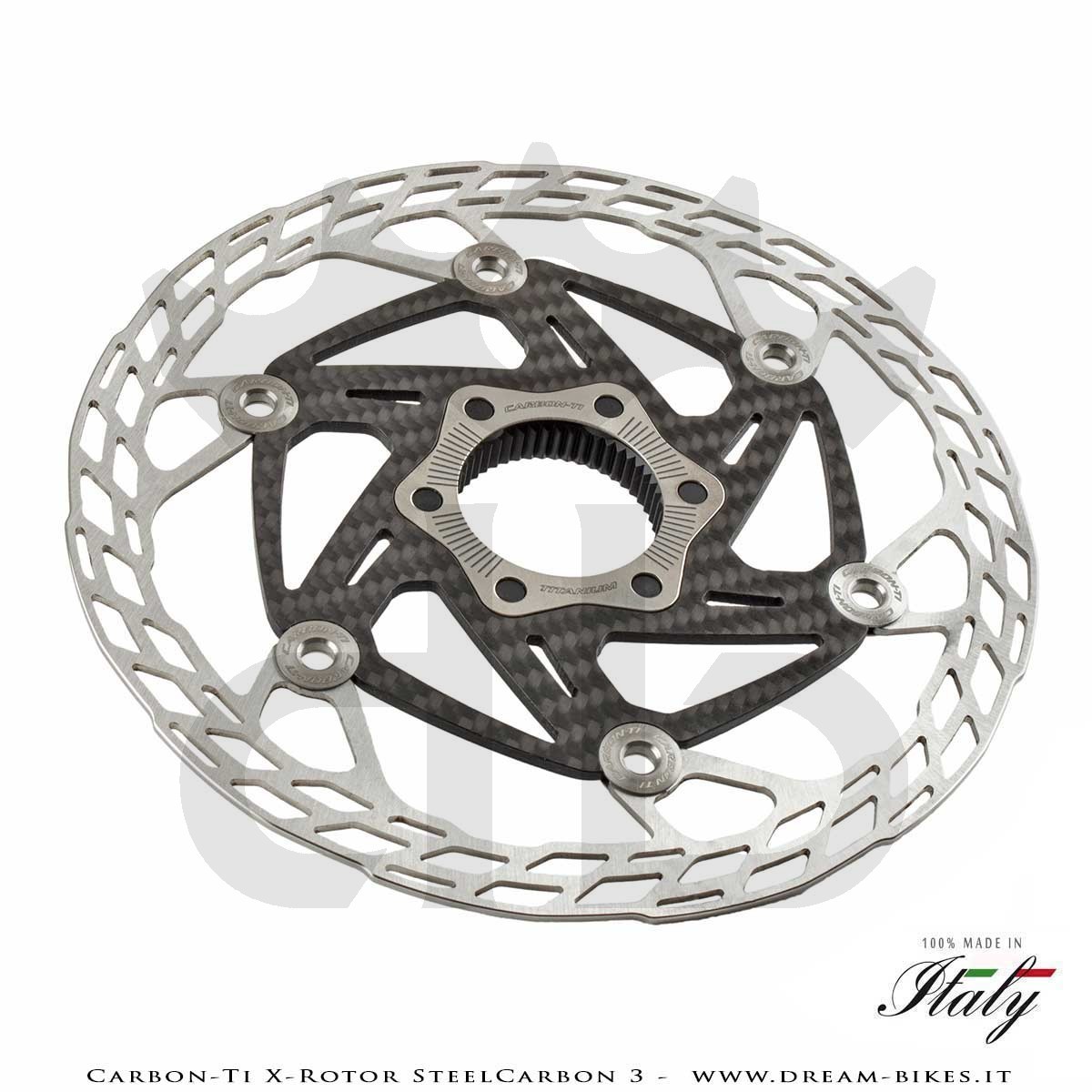 Carbon-Ti X-Rotor SteelCarbon 3 Center Lock Disc Brake Rotor