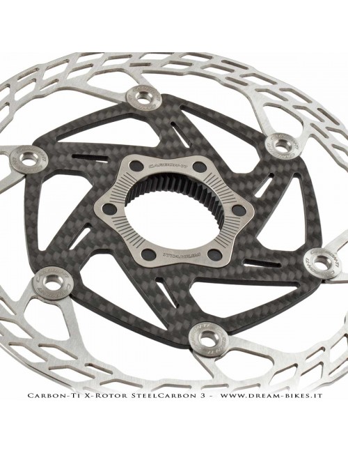 Carbon-Ti X-Rotor SteelCarbon 3 Center Lock Disc Brake Rotor