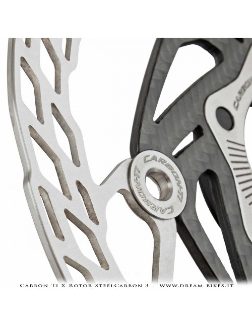 Carbon-Ti X-Rotor SteelCarbon 3 Center Lock Disc Brake Rotor