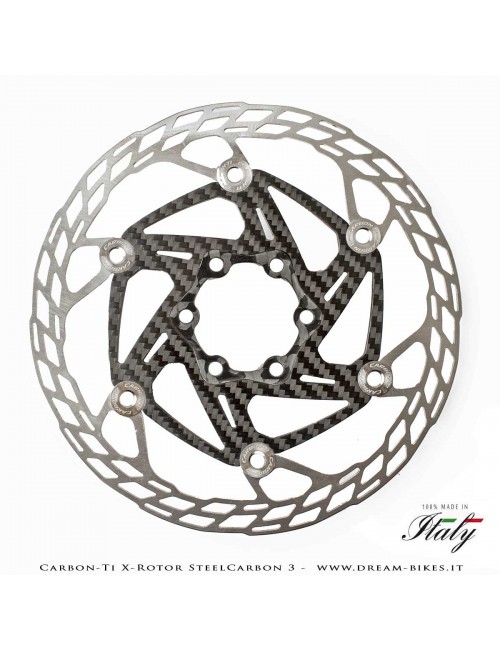 Carbon-Ti X-Rotor SteelCarbon 3 Center Lock Disc Brake Rotor