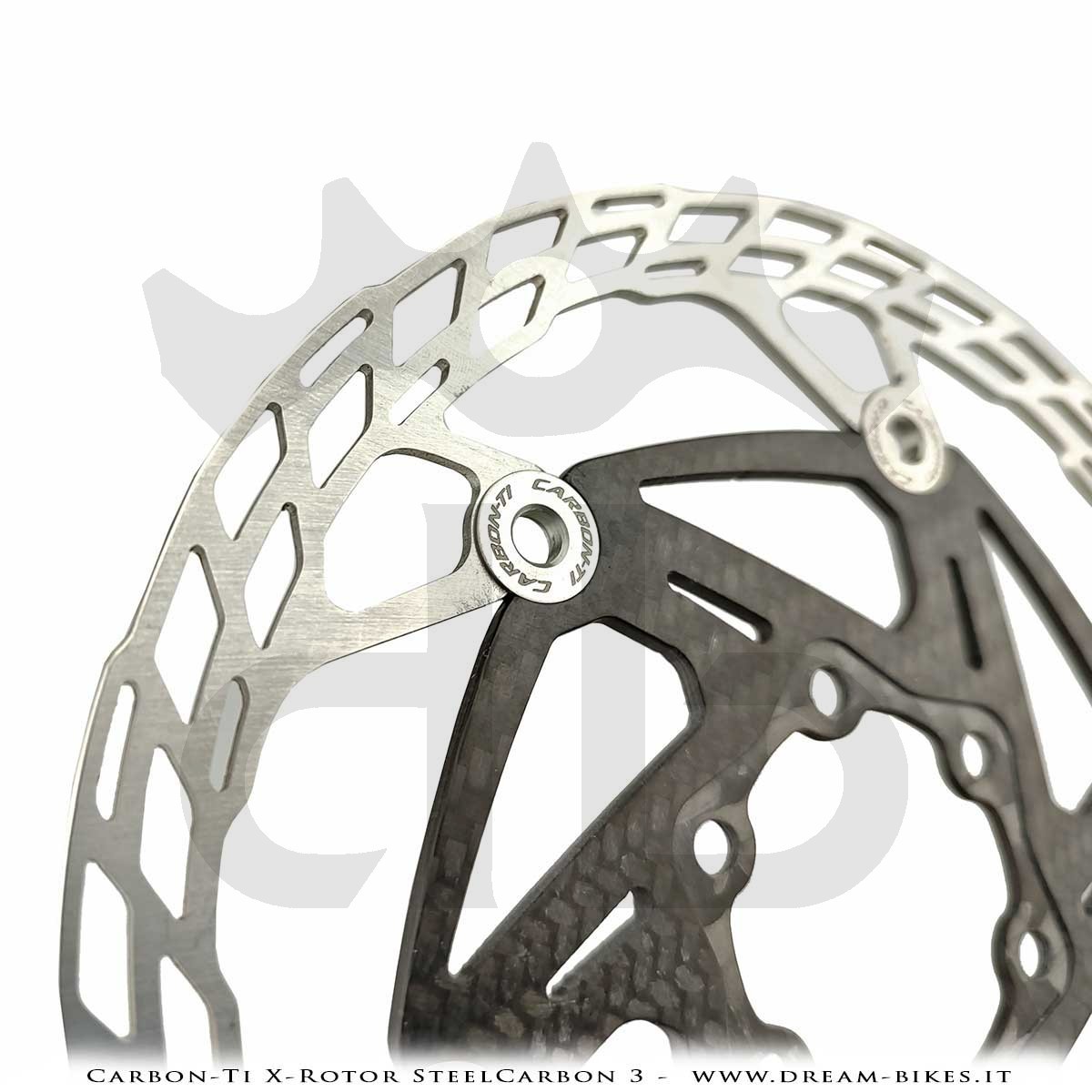 Carbon-Ti X-Rotor SteelCarbon 3 Center Lock Disco Freno