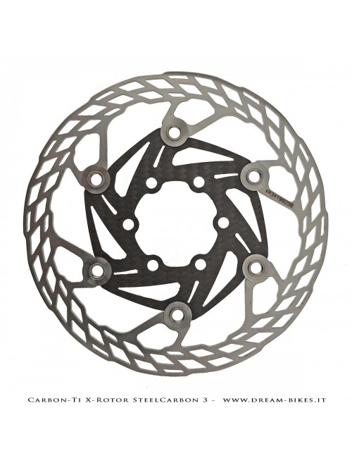 Carbon-Ti X-Rotor SteelCarbon 3 Center Lock Disc Brake Rotor