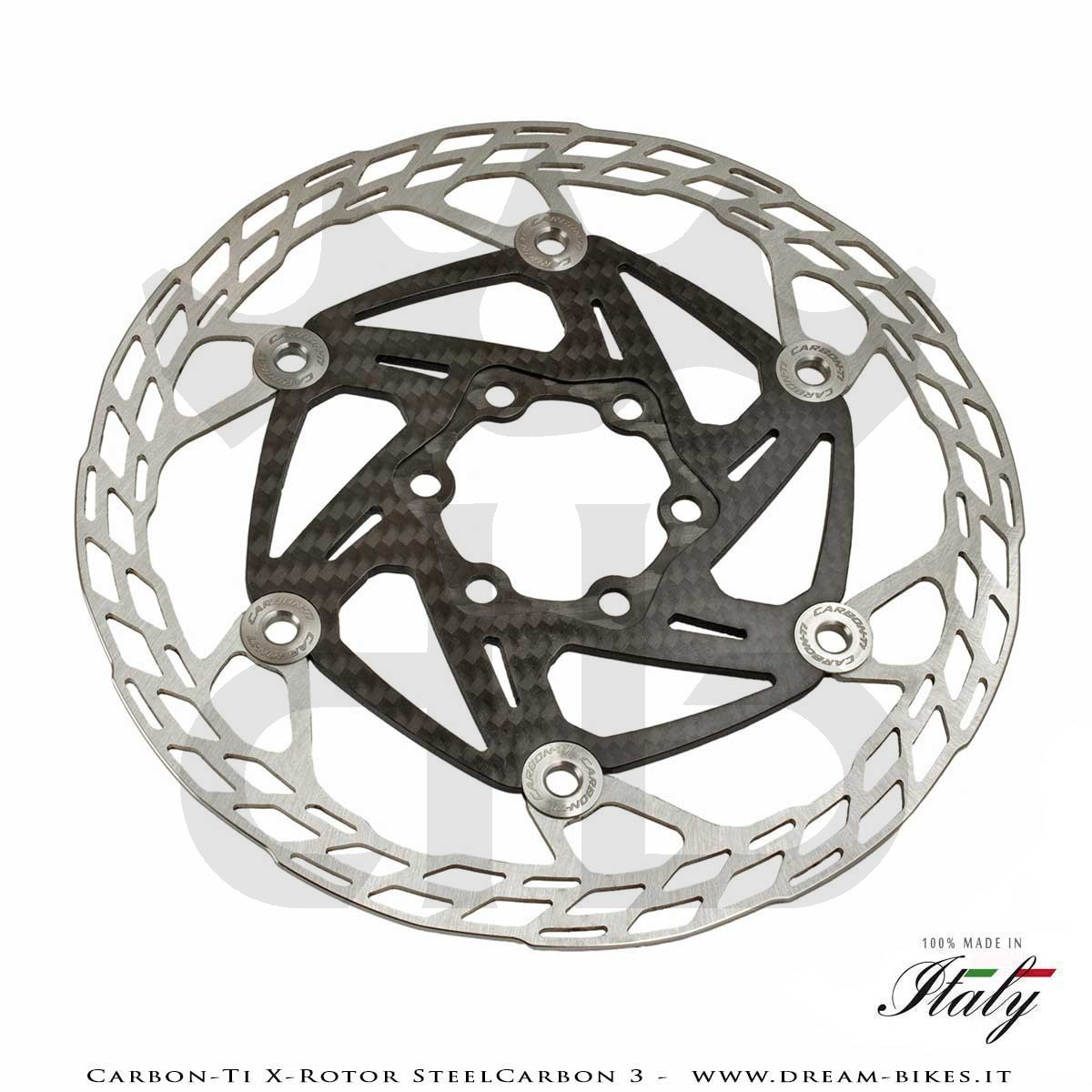 Carbon-Ti X-Rotor SteelCarbon 3 Center Lock Disc Brake Rotor
