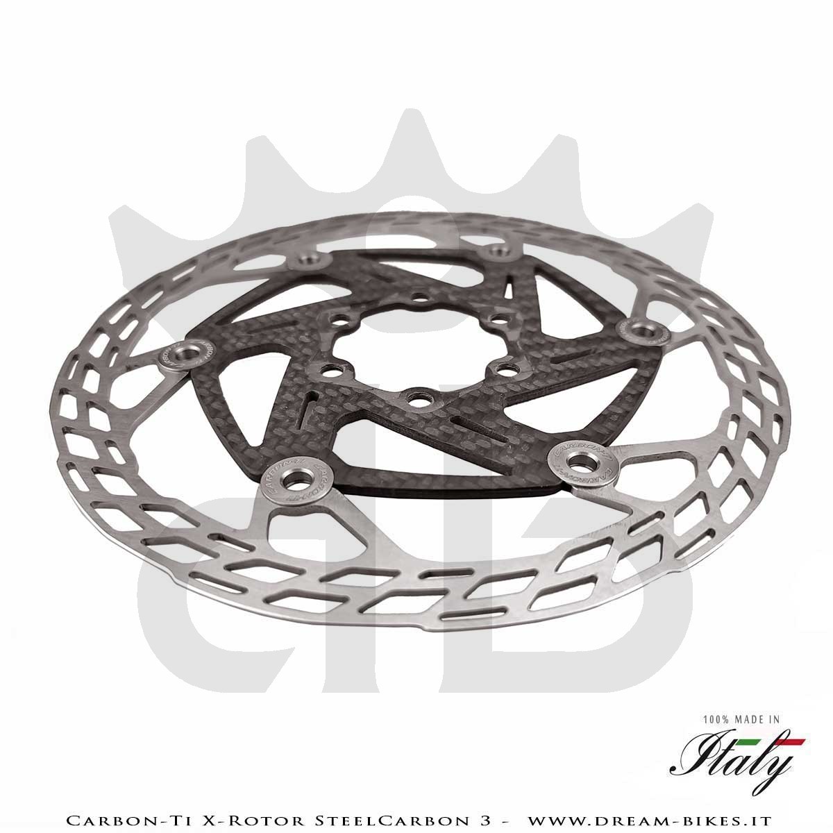 Carbon-Ti X-Rotor SteelCarbon 3 Center Lock Disc Brake Rotor
