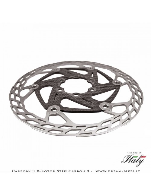 Carbon-Ti X-Rotor SteelCarbon 3 Center Lock Disco Freno