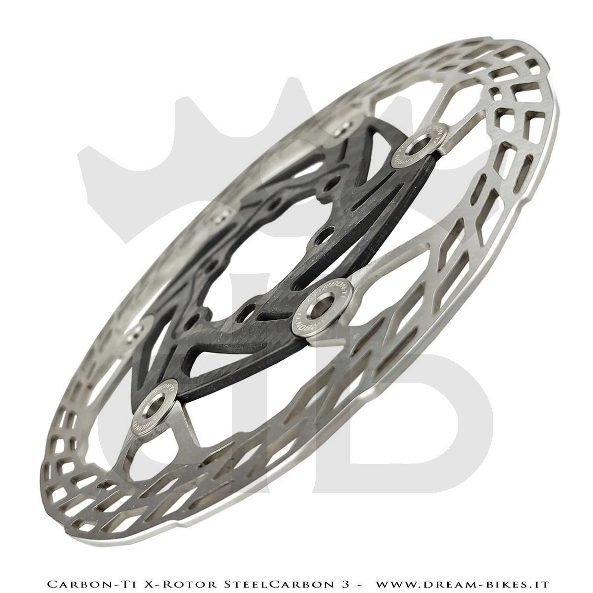 Carbon-Ti X-Rotor SteelCarbon 3 Center Lock Disc Brake Rotor
