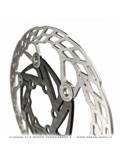 Carbon-Ti X-Rotor SteelCarbon 3 Center Lock Disco Freno