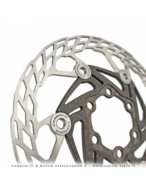 Carbon-Ti X-Rotor SteelCarbon 3 Center Lock Disco Freno
