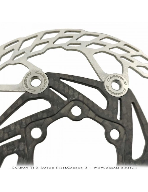 Carbon-Ti X-Rotor SteelCarbon 3 Center Lock Disco Freno