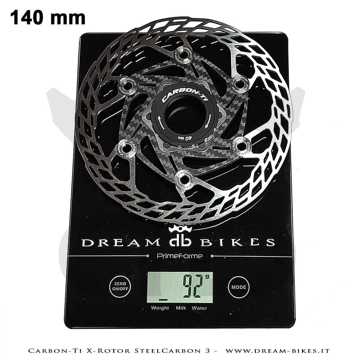 Carbon-Ti X-Rotor SteelCarbon 3 Center Lock Disc Brake Rotor