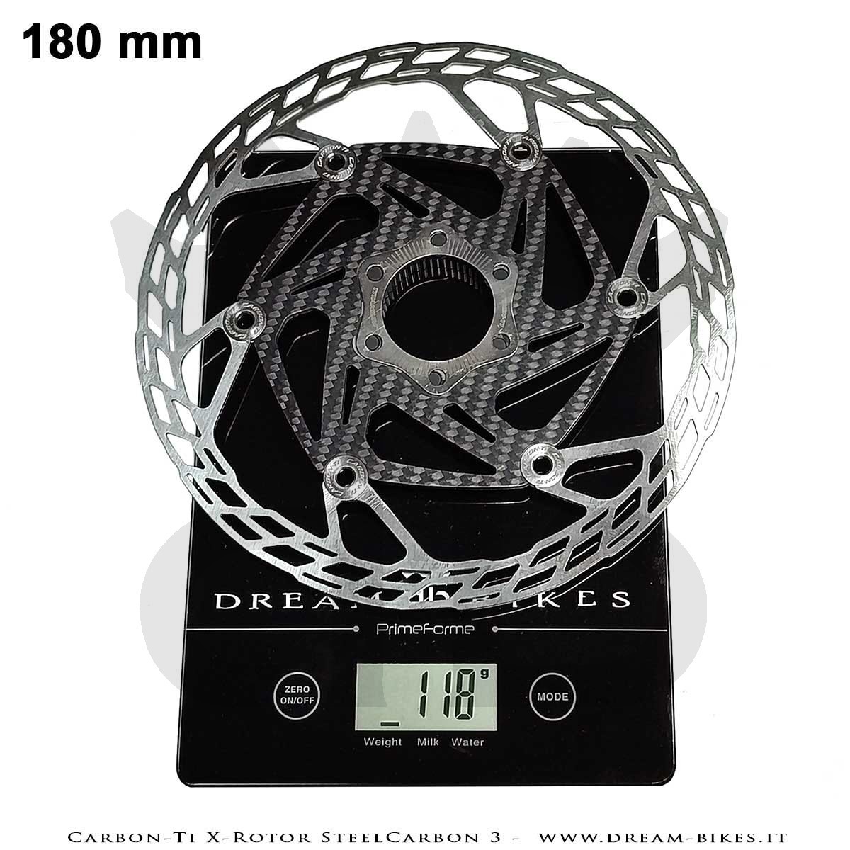 Carbon-Ti X-Rotor SteelCarbon 3 Center Lock Disco Freno