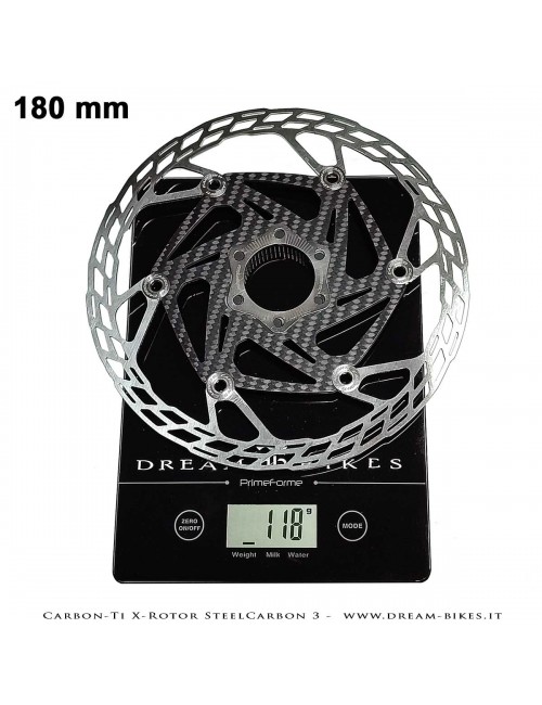 Carbon-Ti X-Rotor SteelCarbon 3 Center Lock Disc Brake Rotor