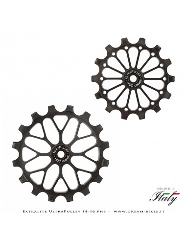 Extralite UltraPulley 14-16 PHB Pulegge Cambio 14-16 Denti Ultraleggere Sram 12V AXS T-Type