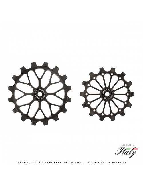 Extralite UltraPulley 14-16 PHB Ultralight 14-16 Teeth Rear Derailleur Jockey Wheels For Sram 12s AXS T-Type