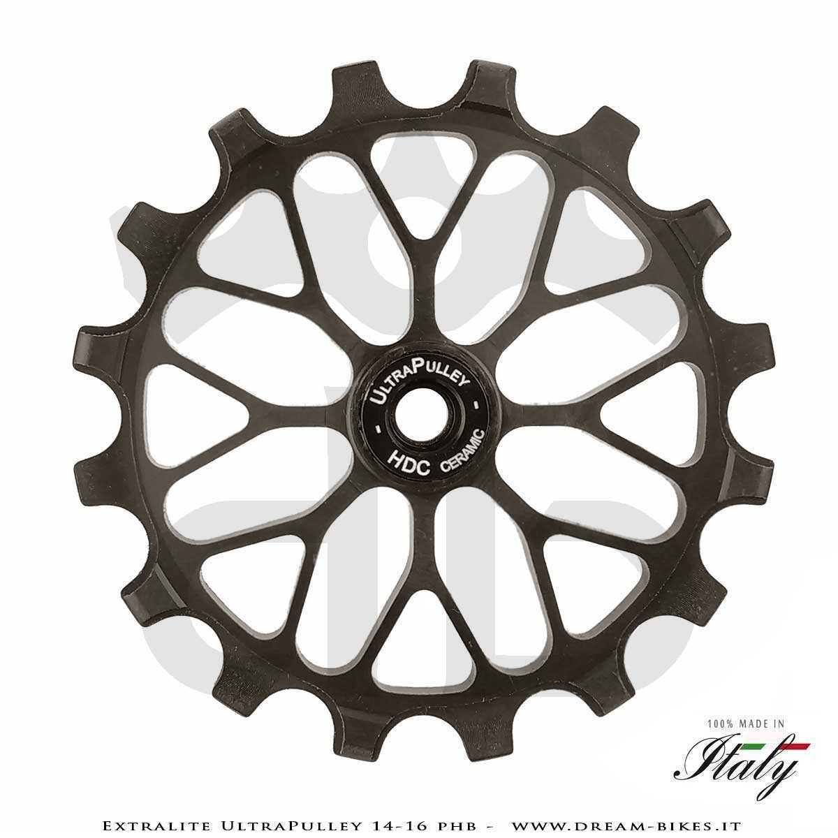 Extralite UltraPulley 14-16 PHB Ultralight 14-16 Teeth Rear Derailleur Jockey Wheels For Sram 12s AXS T-Type