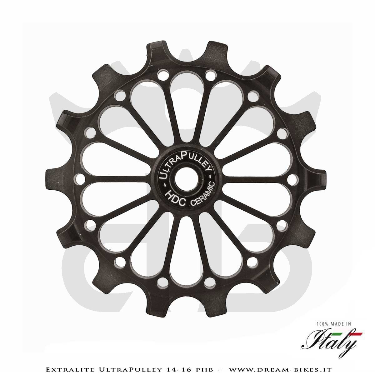 Extralite UltraPulley 14-16 PHB Pulegge Cambio 14-16 Denti Ultraleggere Sram 12V AXS T-Type