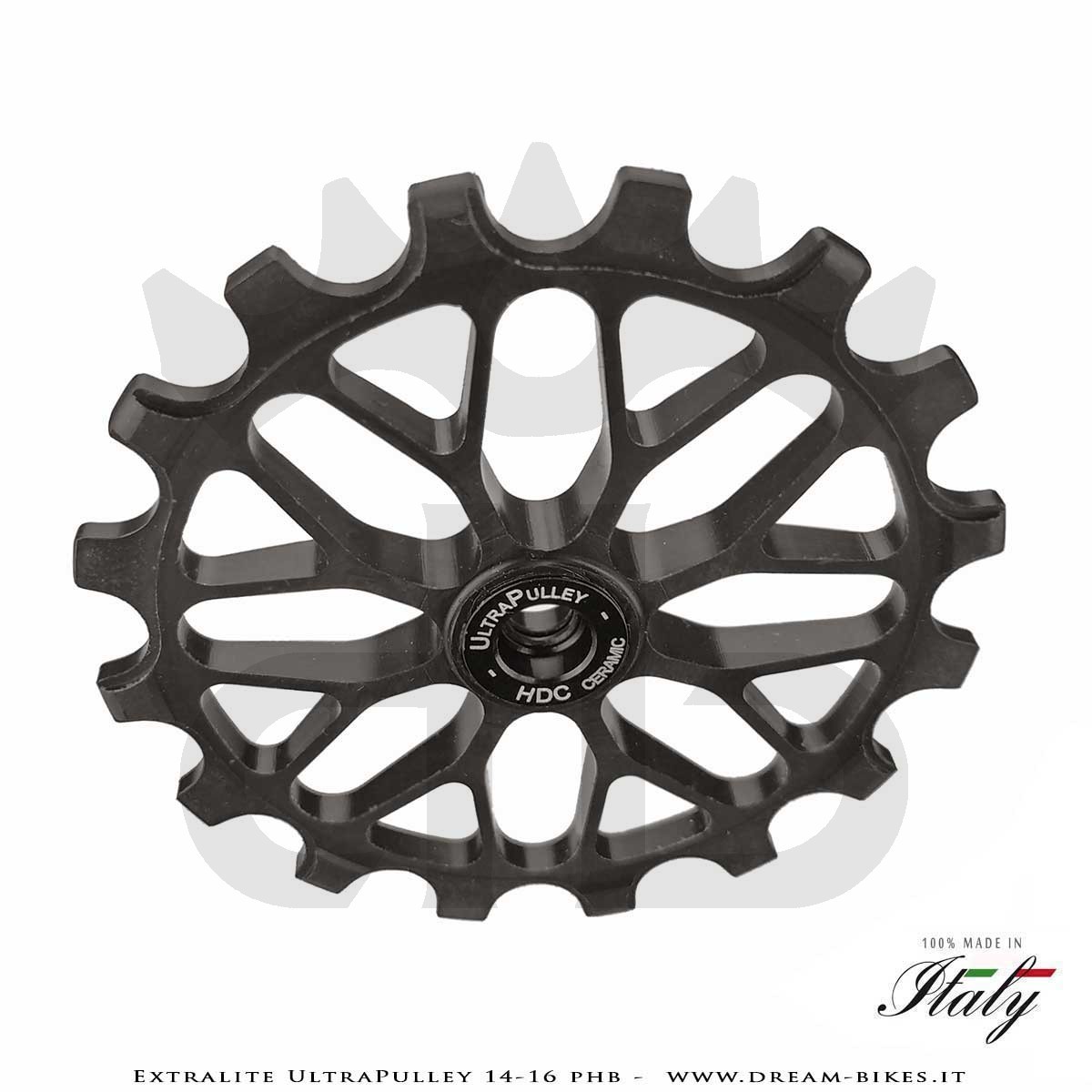 Extralite UltraPulley 14-16 PHB Pulegge Cambio 14-16 Denti Ultraleggere Sram 12V AXS T-Type