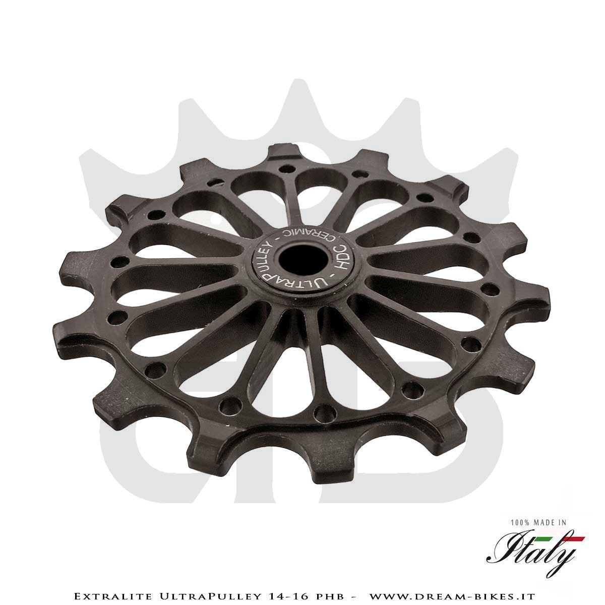 Extralite UltraPulley 14-16 PHB Pulegge Cambio 14-16 Denti Ultraleggere Sram 12V AXS T-Type