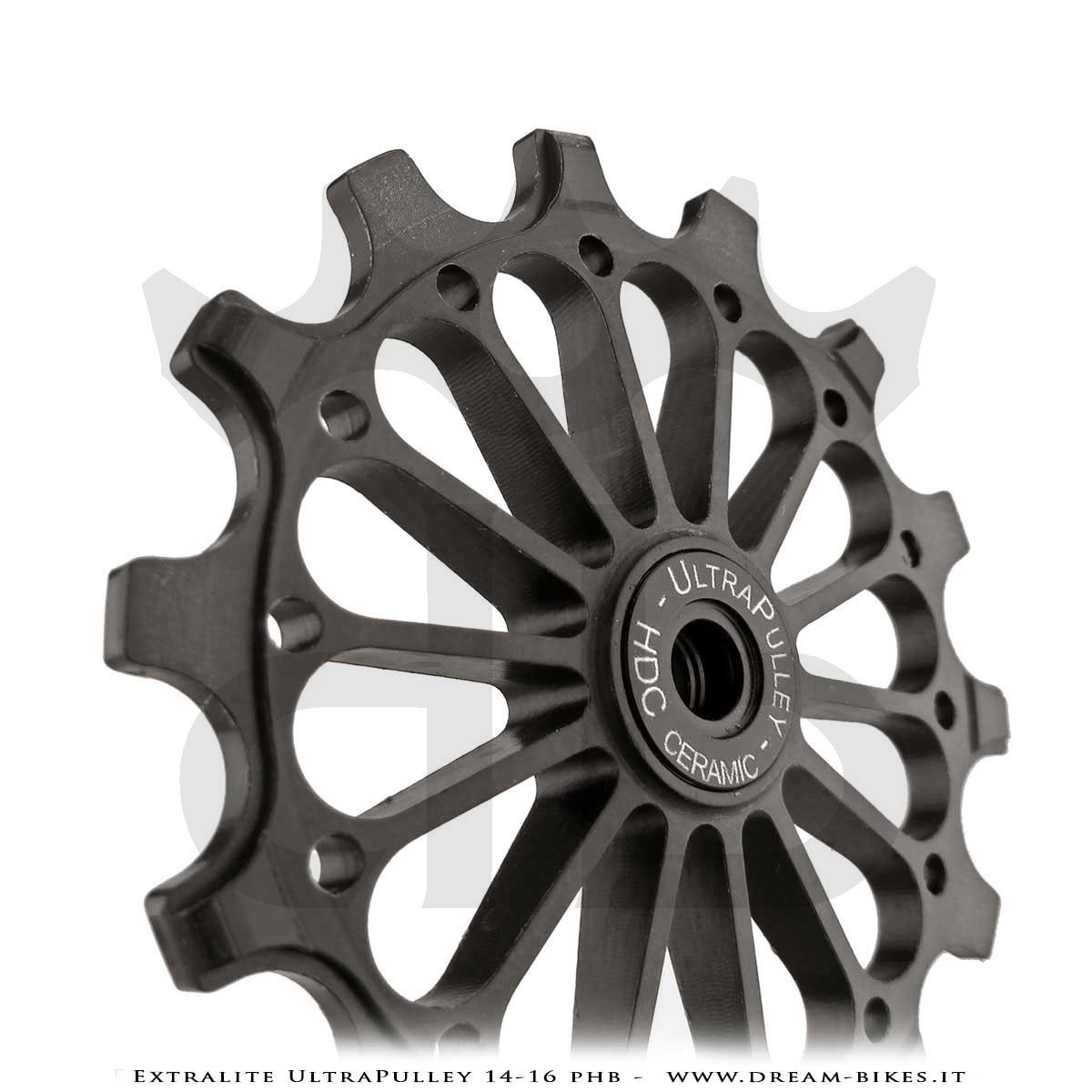 Extralite UltraPulley 14-16 PHB Pulegge Cambio 14-16 Denti Ultraleggere Sram 12V AXS T-Type