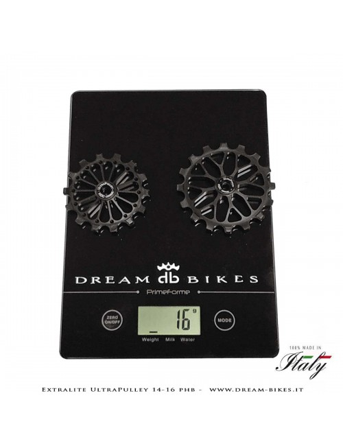 Extralite UltraPulley 14-16 PHB Pulegge Cambio 14-16 Denti Ultraleggere Sram 12V AXS T-Type