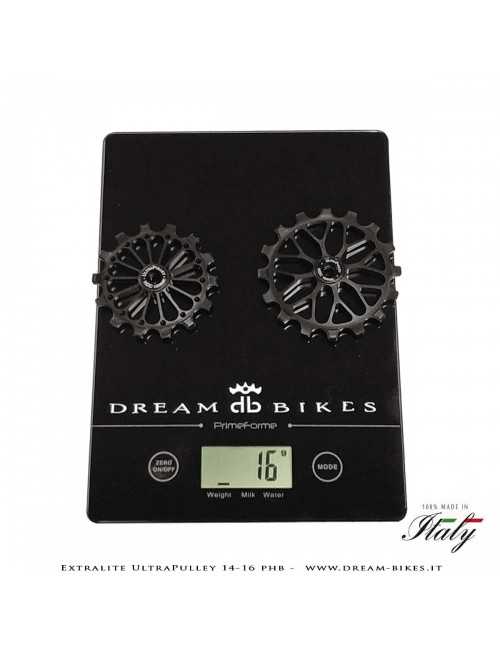 Extralite UltraPulley 14-16 PHB Ultralight 14-16 Teeth Rear Derailleur Jockey Wheels For Sram 12s AXS T-Type