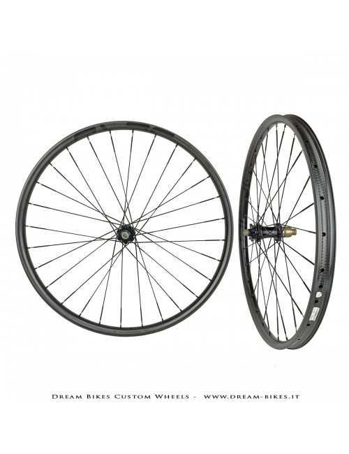 Ruote 29" PORTE (ex BERG) Rathe 30.6 XC UL - Extralite HyperBoost3 - Berd Dyneema - 895 gr.