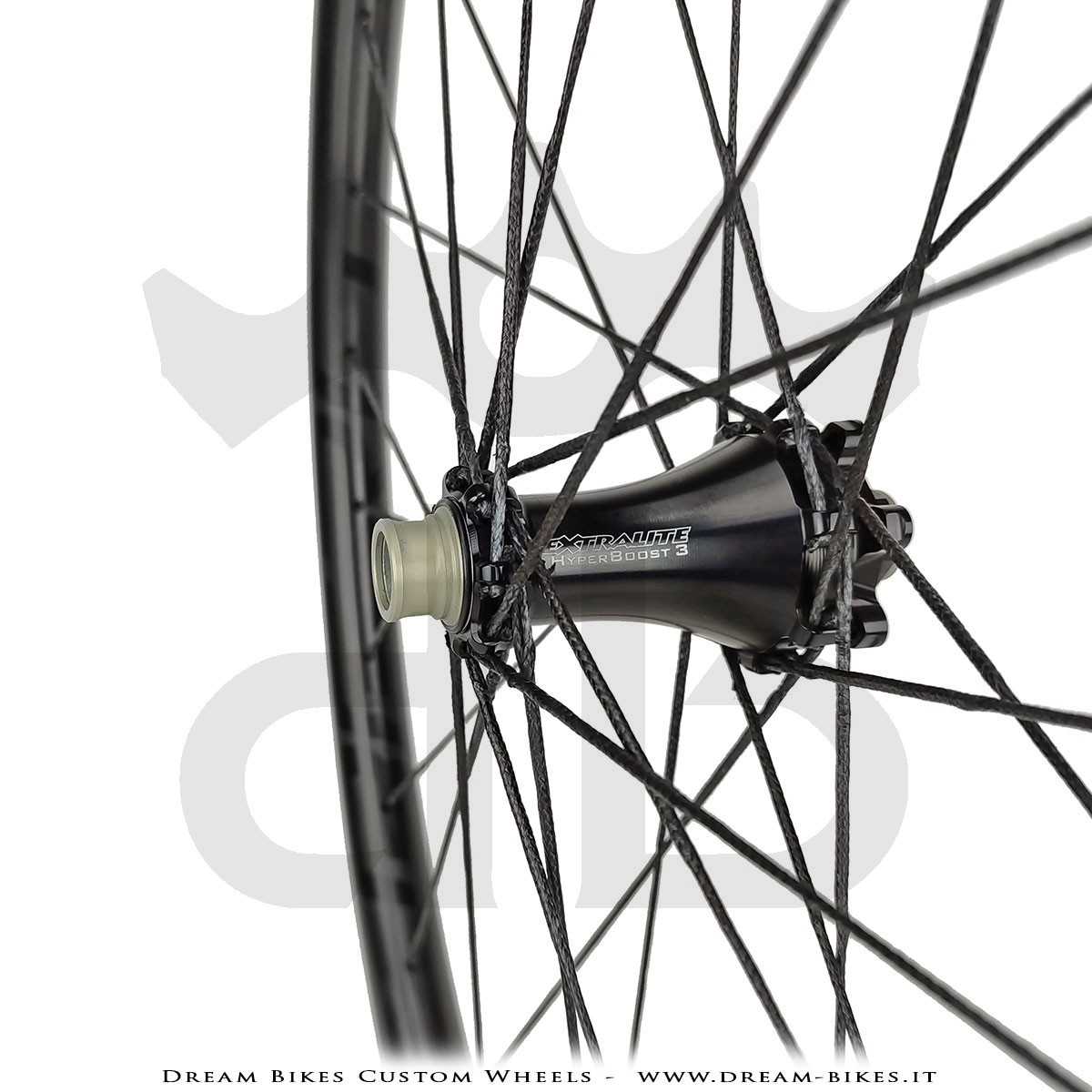Ruote 29" PORTE (ex BERG) Rathe 30.6 XC UL - Extralite HyperBoost3 - Berd Dyneema - 895 gr.