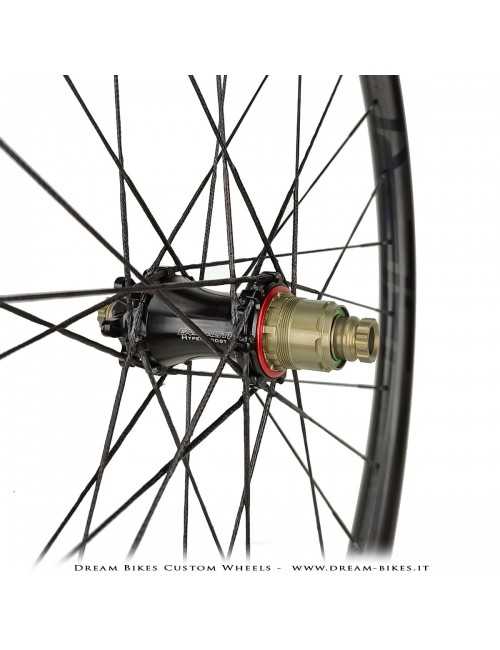 Ruote 29" PORTE (ex BERG) Rathe 30.6 XC UL - Extralite HyperBoost3 - Berd Dyneema - 895 gr.