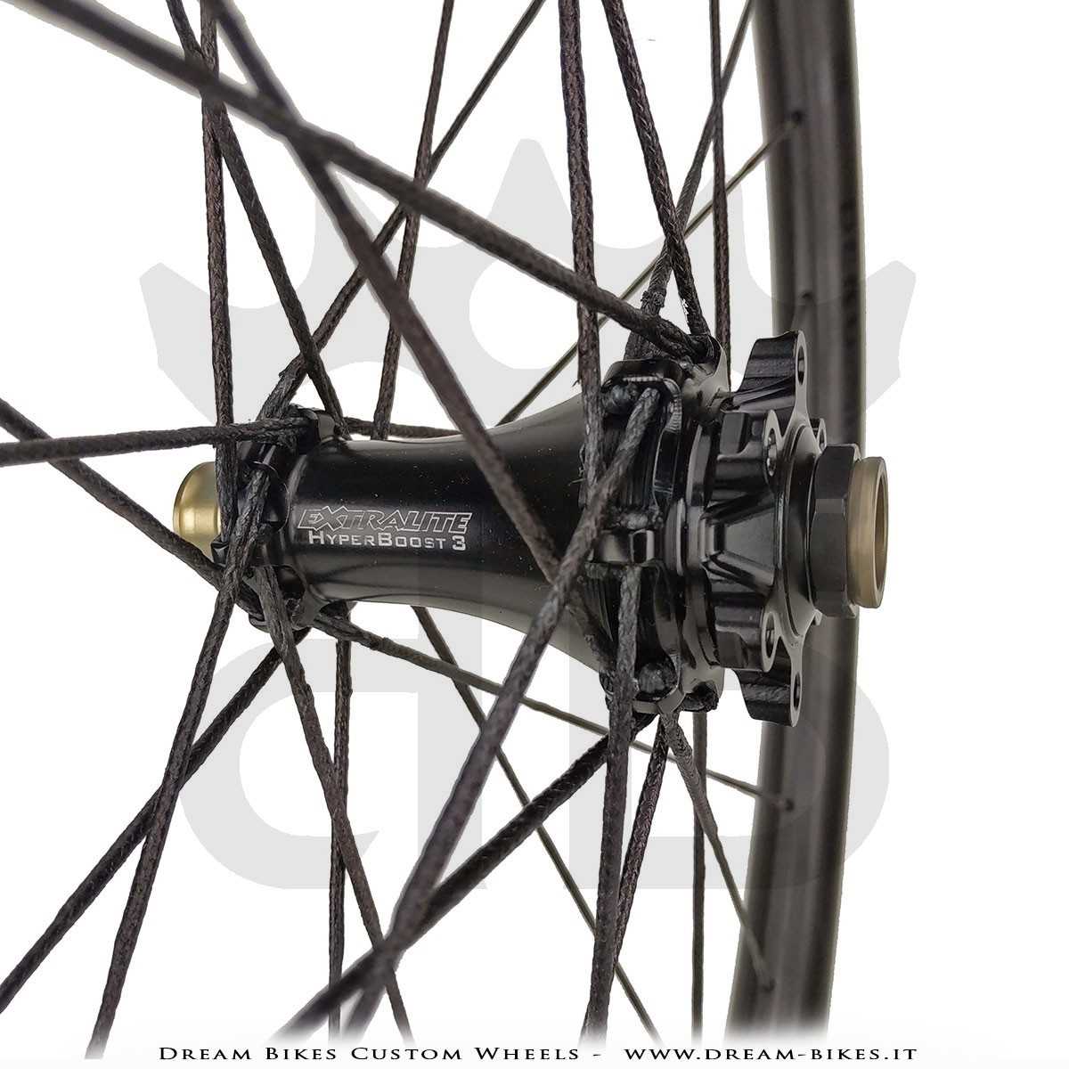Ruote 29" PORTE (ex BERG) Rathe 30.6 XC UL - Extralite HyperBoost3 - Berd Dyneema - 895 gr.