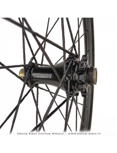 Ruote 29" PORTE (ex BERG) Rathe 30.6 XC UL - Extralite HyperBoost3 - Berd Dyneema - 895 gr.