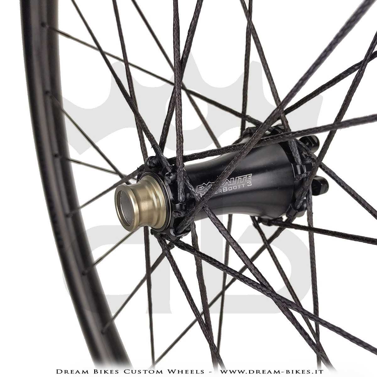 Ruote 29" PORTE (ex BERG) Rathe 30.6 XC UL - Extralite HyperBoost3 - Berd Dyneema - 895 gr.