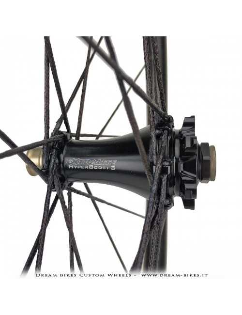 Ruote 29" PORTE (ex BERG) Rathe 30.6 XC UL - Extralite HyperBoost3 - Berd Dyneema - 895 gr.