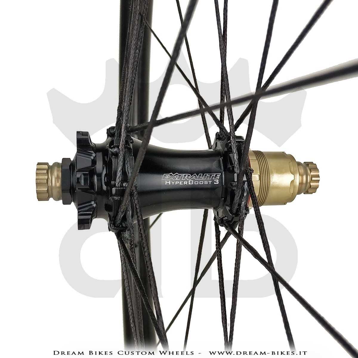Ruote 29" PORTE (ex BERG) Rathe 30.6 XC UL - Extralite HyperBoost3 - Berd Dyneema - 895 gr.