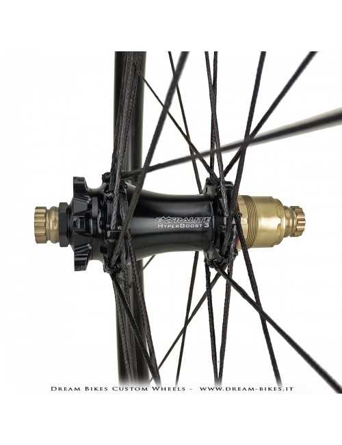 Ruote 29" PORTE (ex BERG) Rathe 30.6 XC UL - Extralite HyperBoost3 - Berd Dyneema - 895 gr.