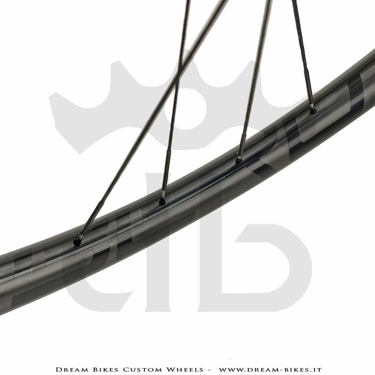 Ruote 29" PORTE (ex BERG) Rathe 30.6 XC UL - Extralite HyperBoost3 - Berd Dyneema - 895 gr.