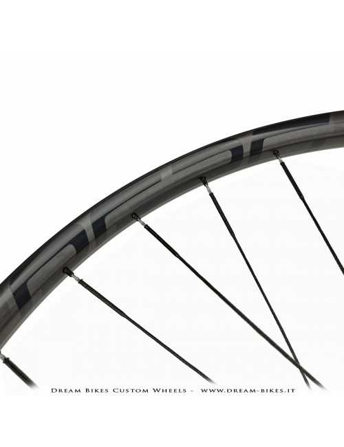 Ruote 29" PORTE (ex BERG) Rathe 30.6 XC UL - Extralite HyperBoost3 - Berd Dyneema - 895 gr.