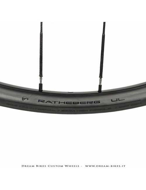 Ruote 29" PORTE (ex BERG) Rathe 30.6 XC UL - Extralite HyperBoost3 - Berd Dyneema - 895 gr.