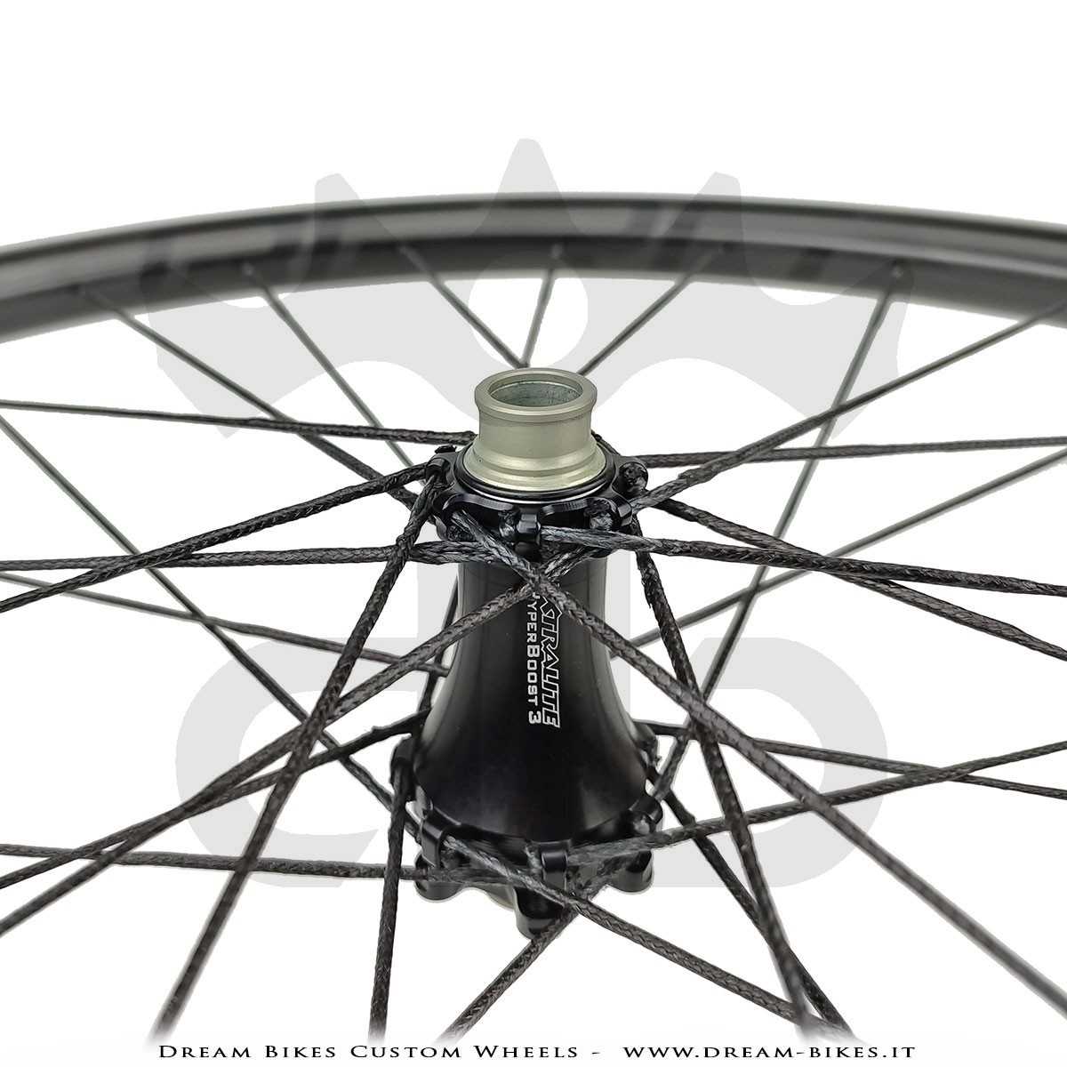 Ruote 29" PORTE (ex BERG) Rathe 30.6 XC UL - Extralite HyperBoost3 - Berd Dyneema - 895 gr.