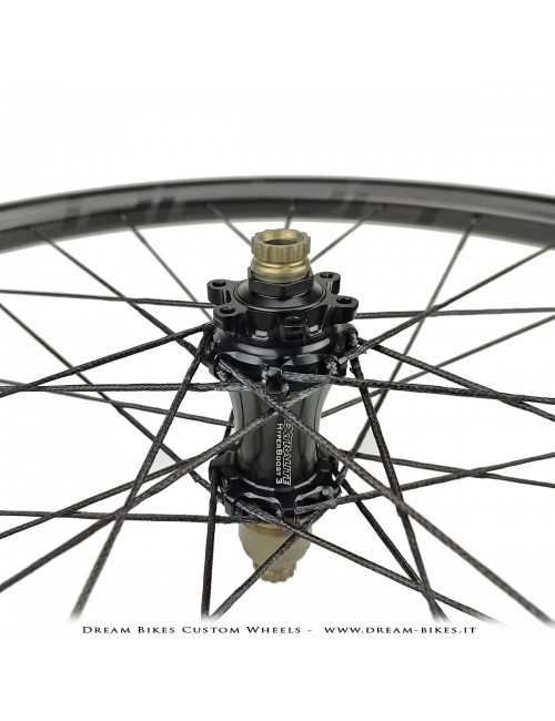 Ruote 29" PORTE (ex BERG) Rathe 30.6 XC UL - Extralite HyperBoost3 - Berd Dyneema - 895 gr.