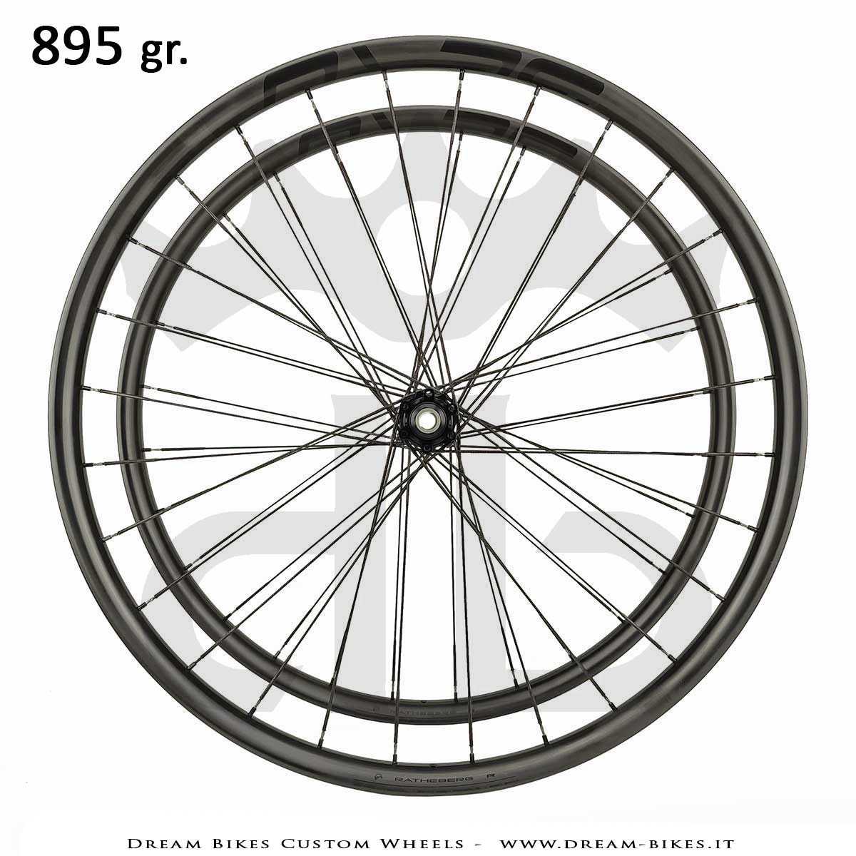 29" Wheels PORTE (ex BERG) Rathe 30.6 XC UL - Extralite HyperBoost3 - Berd Dyneema - 895 gr.