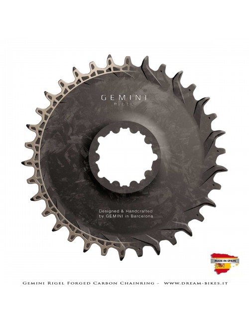 Gemini Rigel Corona MTB Direct Mount (Offset 3 mm) Ultraleggera In Carbonio Forgiato, da 39 gr.